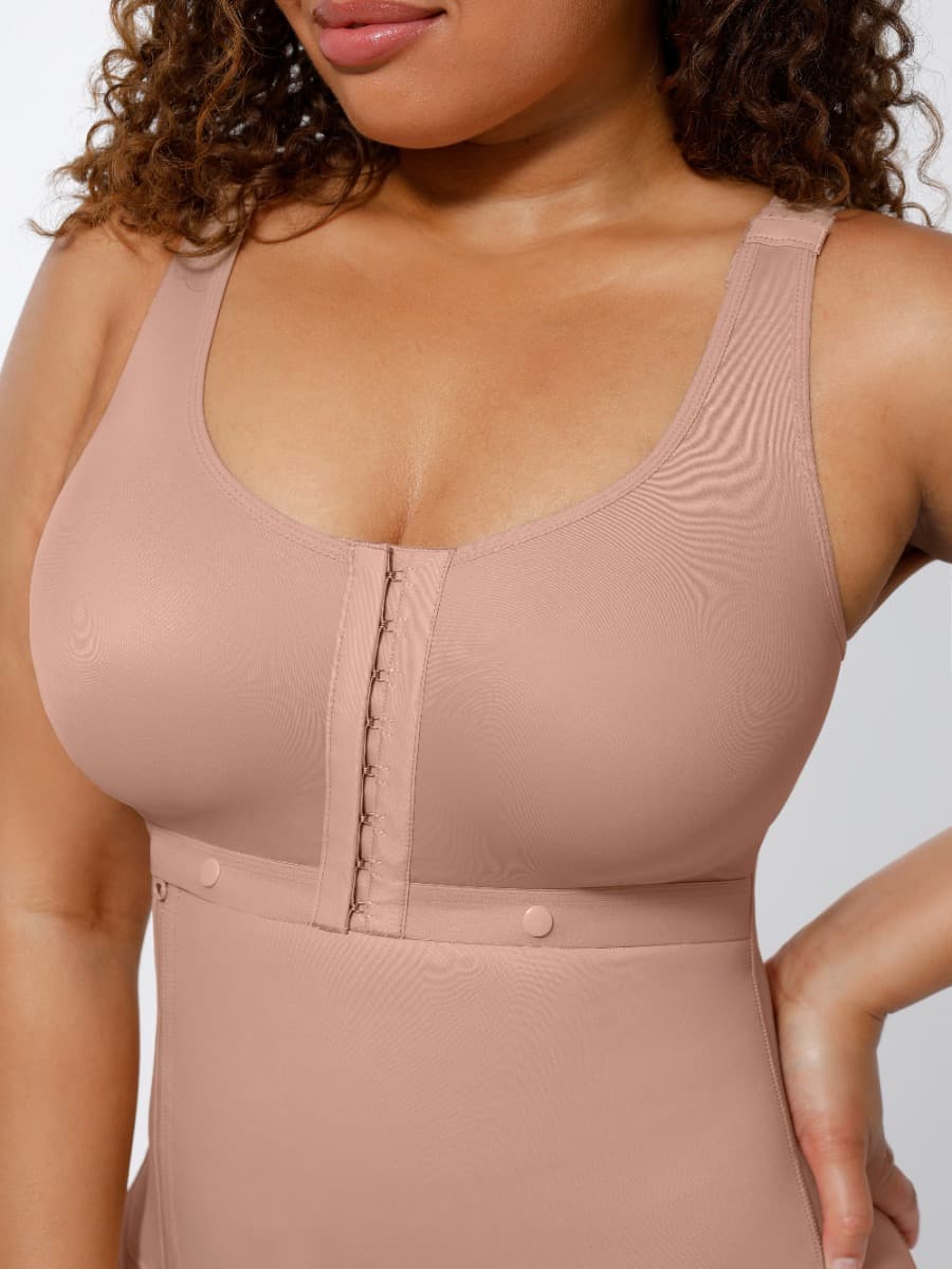 t-Operative Breast-Covering Side-Zip Body Shaper