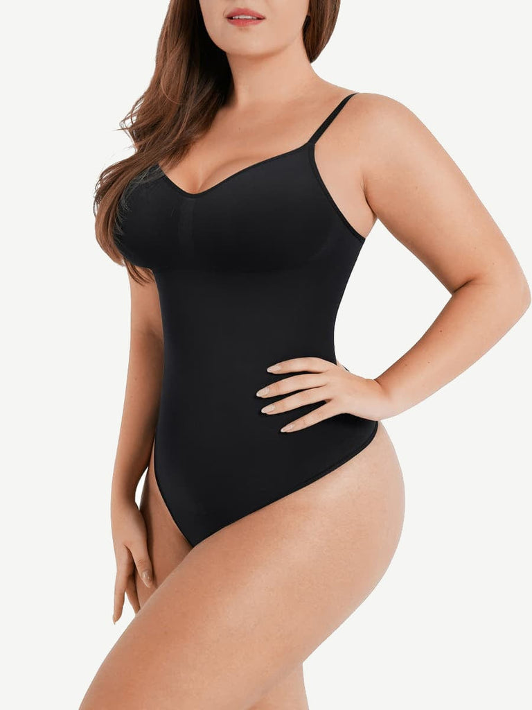 [USA Warehouse] mless Scultp Covered Bust Jumpsuit Thong Bodysuit