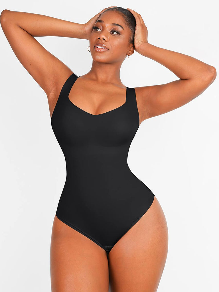 Wholesale V Neck Fit 3 in 1 Bodysuit Shapewear