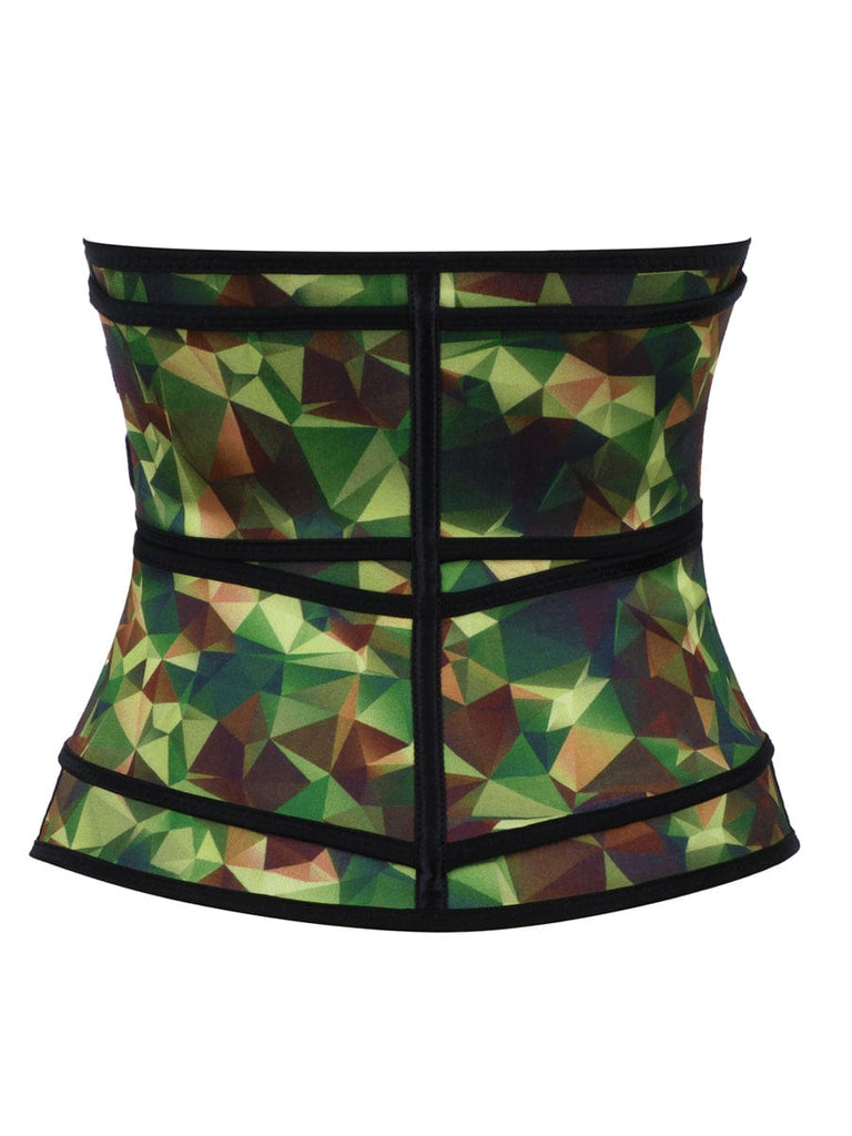 Wholesale Camo Latex Double Belts Waist Trainer Slimming Tummy