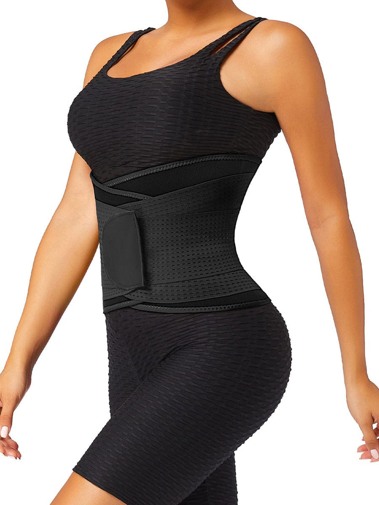 Wholesale Black 5 Plastic Bones Neoprene Waist Trainer Belt Tummy Training